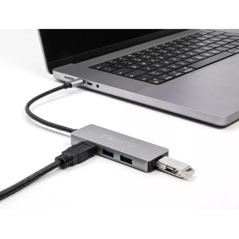 Hub USB DeLOCK 63173 Type-C 5000 Mbit/s nero