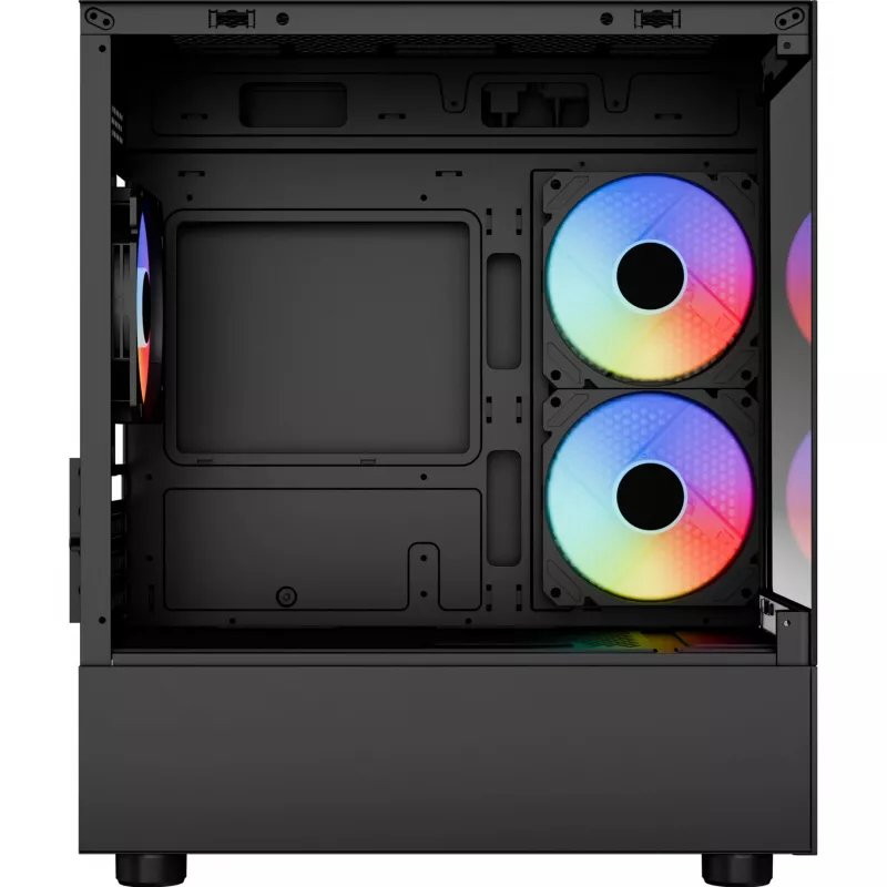 Case per computer Micro/Mini-ITX AEROCOOL Geh Viewport Mini-G-BK-v4 ARGB nero