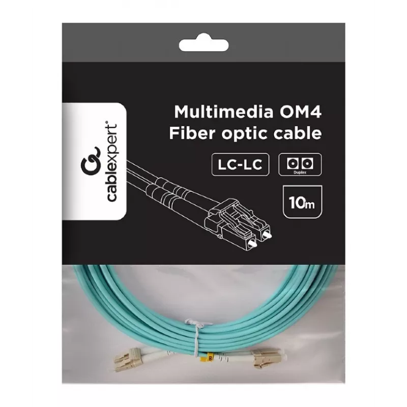 Gembird cavo in fibra ottica multimodale duplex OM4 50/125 LC/LC 10 m