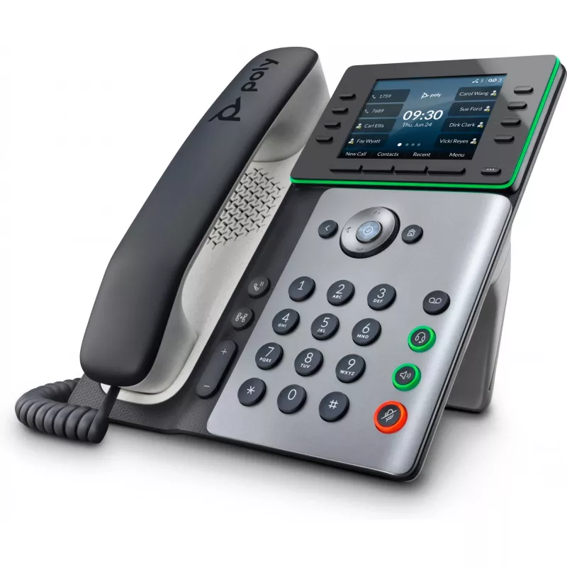 HP Poly Edge E320 Telefono IP e PoE, IPS, 320 x 240 pixel, 4:3, HTTPS, ENERGY STAR, EAC, RoHS, Federal Communications Commission (FCC), CE, BSMI