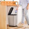 ROTHO Ribo Graphite - pattumiera a pedale – 35 l