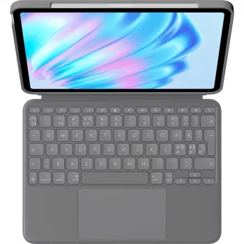 Logitech Combo Touch Tastiera QWERTY danese finlandese norvegese svedese Smart Connector grigio