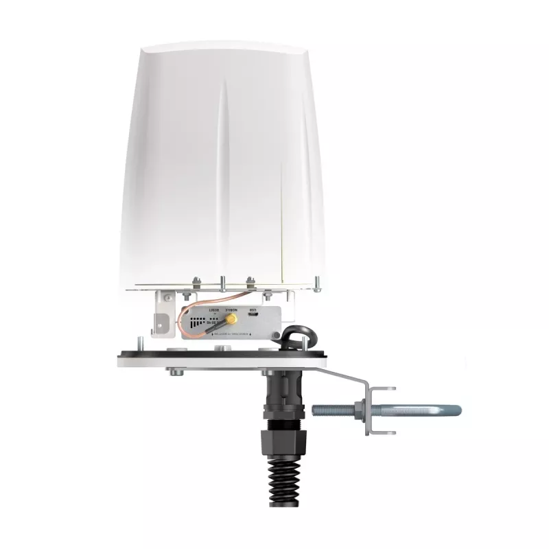 QuWireless QuSpot A140S-A antenna LTE omnidirezionale per Teltonika TRB140, PoE/LAN, 4 dBi, IP67, bianca
