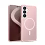 Crong Hybrid Matte Magnetic custodia per Samsung Galaxy S26 — TPU/PC, rosa