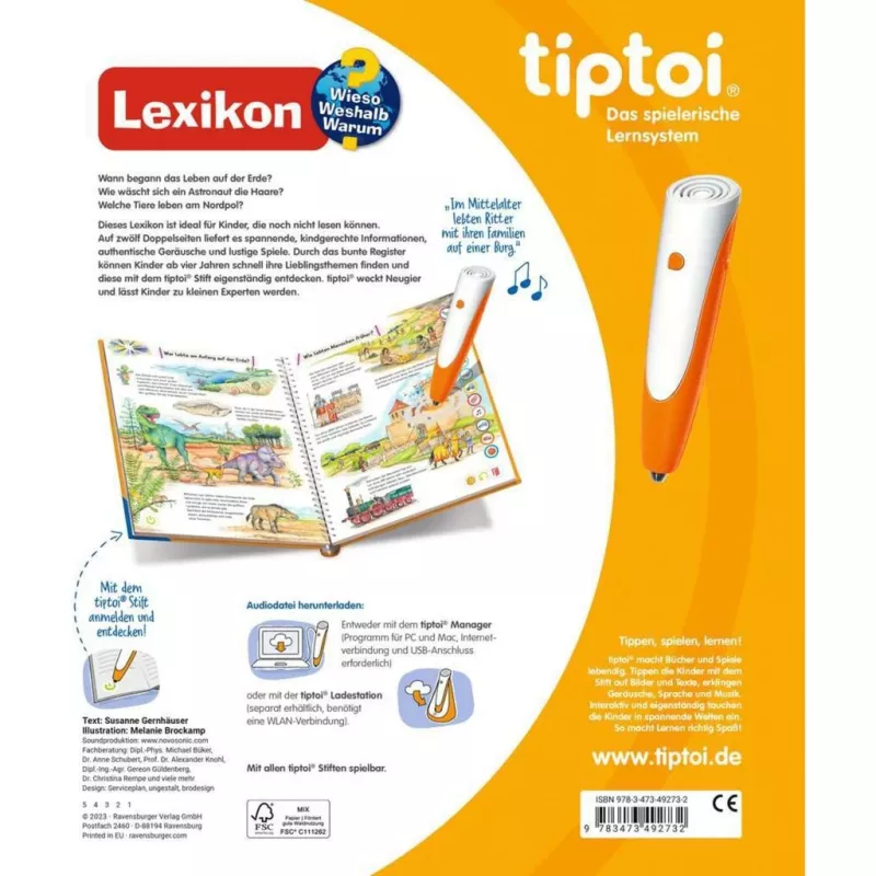 tiptoi Perché? Come? Cosa? Enciclopedia, libro didattico