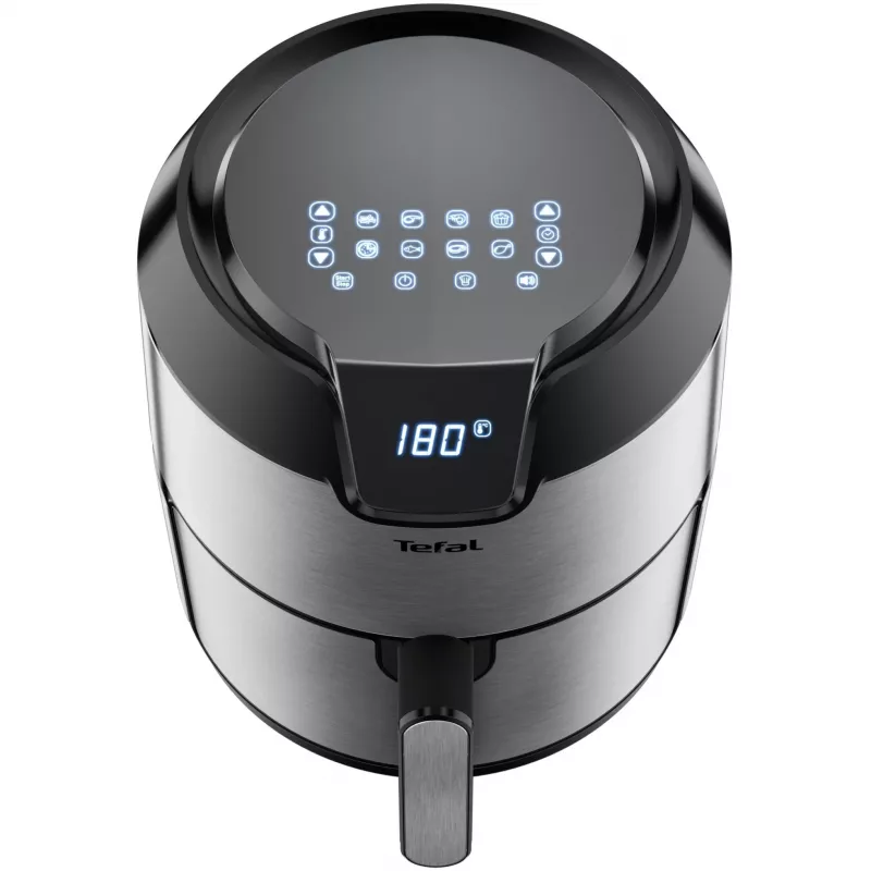 Friggitrice ad aria Tefal Easy Fry EY401D Single 4,2 L Stand-alone 1500 W nero, acciaio inox