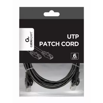 Cavo di rete Gembird PP6U-2M/BK RJ-45 Cat6 2 m nero