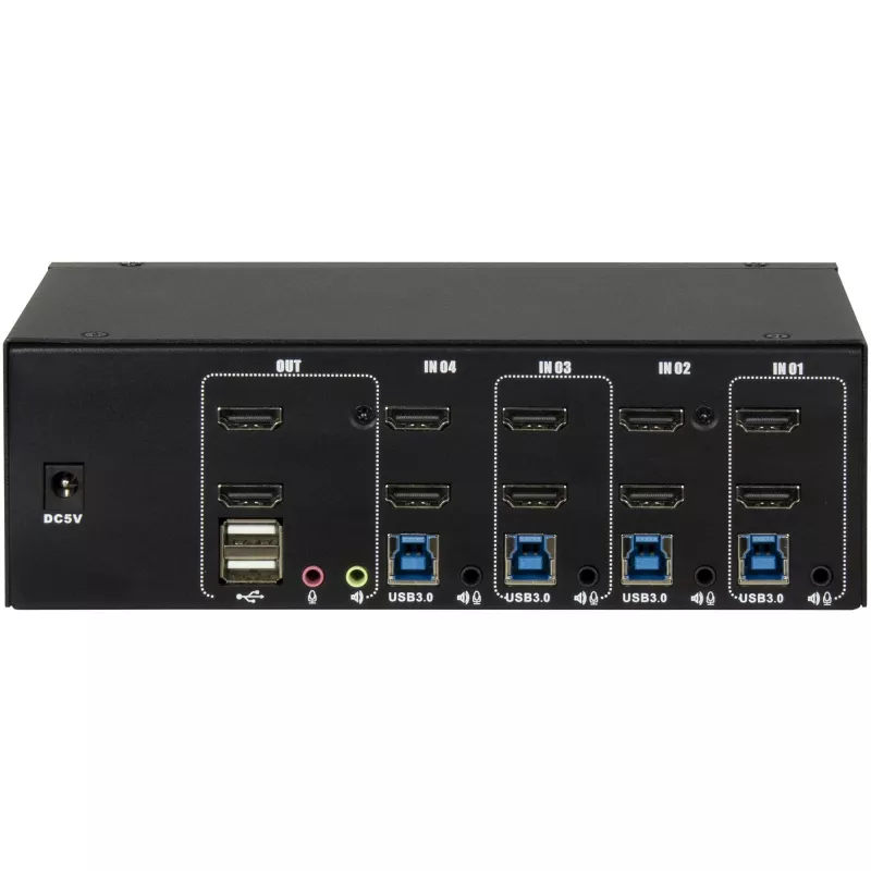 Inter-Tech IPC switch KVM AS-42HUS (88887412)