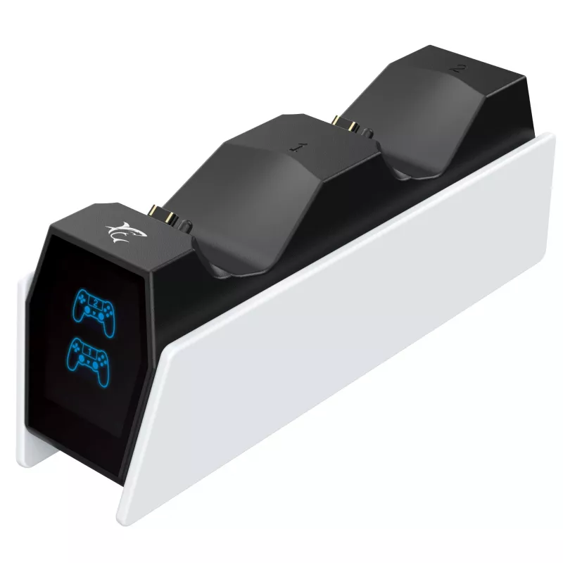 Stazione di ricarica White Shark PS4-0417 Dual-Ladestation per controller PS4