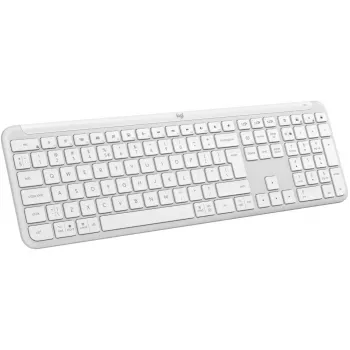 Tastiera Logitech K950 Signature sottile da ufficio RF Wireless Bluetooth QWERTY US International bianco