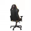 Sedia da gaming GEMBIRD GC-SCORPION-04X nero-arancio design ergonomico, seduta regolabile, schienale alto