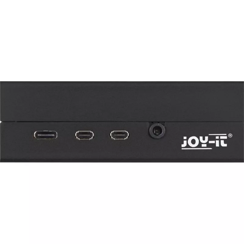 Case in alluminio per Raspberry Pi 4 B di JYT, modello RB-AlucaseP4+01B, versione nera