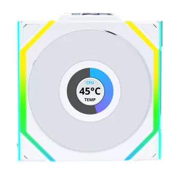 Lian Li UNI FAN SL Wireless LCD 120 12 cm bianco 31 dB 51,45 cfm