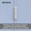 Sony IER-EX15C Cuffie con filo In-Ear Chiamate/Musica USB Type-C Bianco