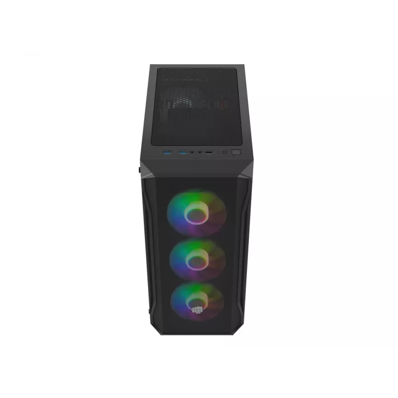 Case Fury Shobo SH4F con finestra RGB e 4 ventole MIDI computer PC
