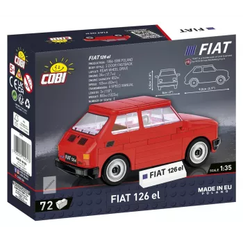 Set da costruzione Cobi Youngtimer Collection Fiat 126p el 24531 — 150 pezzi