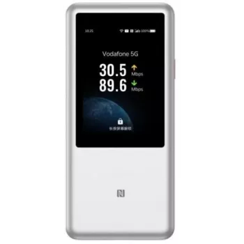 Router Wi-Fi ZTE U60 Pro dual band Wi-Fi 802.11ac, 3600 Mbit/s, batteria ricaricabile 10000 mAh, bianco, antenne interne