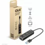 Hub USB CLUB3D USB 3.2 Gen1 Type-A con 3 porte e Gigabit Ethernet