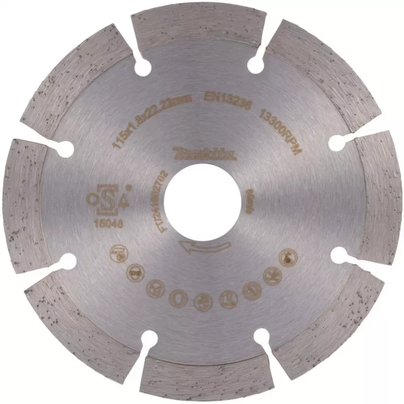 Disco diamantato Makita D-80070 115x22,23 DIAMAK (D-80070)