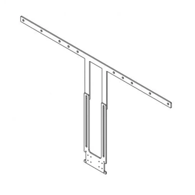 Kit di montaggio Hagor 2287 nero per schermi da 75-86 pollici