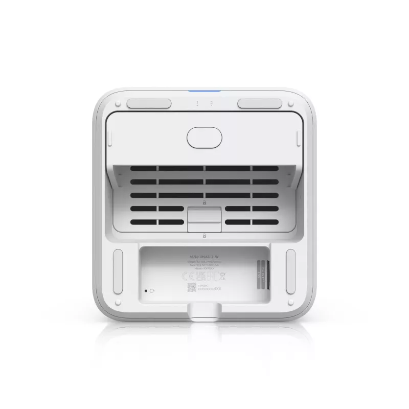 Ubiquiti UNAS-2-W Unifi Nas 2X 3.5 alloggiamenti HDD, 2,5 GbE, USB-C, adattatore PoE++
