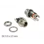 Connettore per fili DeLOCK 89911 DC nero nichel