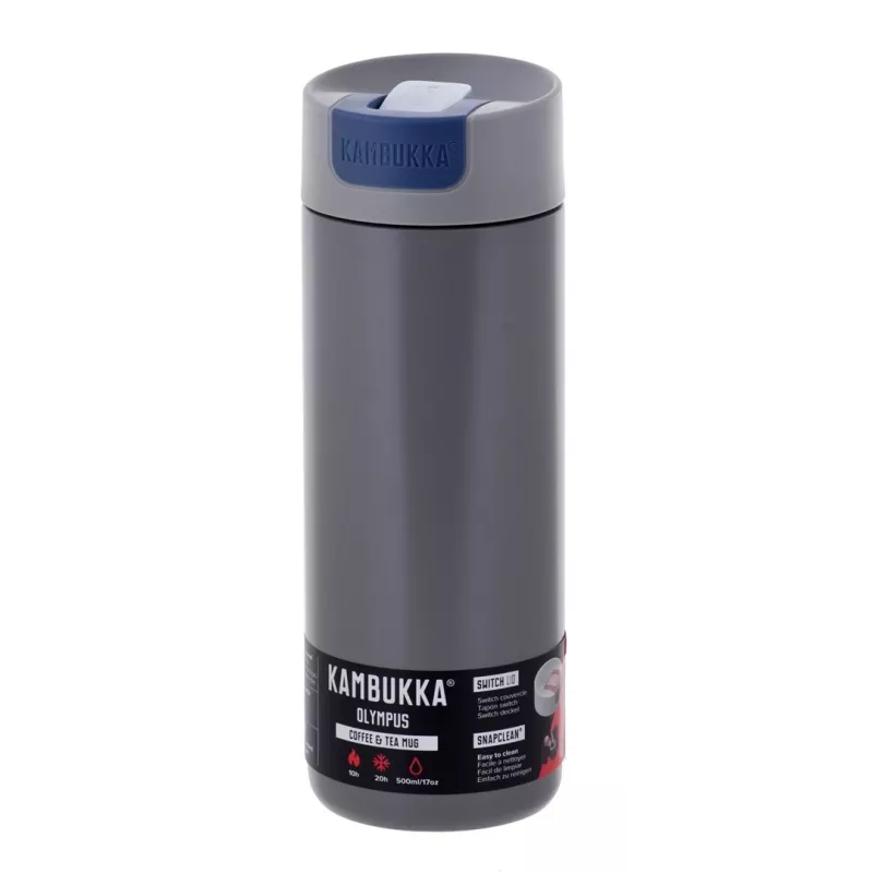 Kambukka Olympus Serious grigio - tazza termica, 500 ml