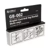 Lian Li GB-002 supporto universale per scheda grafica, acciaio, 128,4 mm, nero, 2 pz.