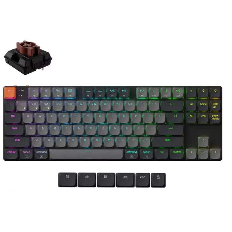 Tastiera wireless K1 RGB/nero K1X-H3 Keychron