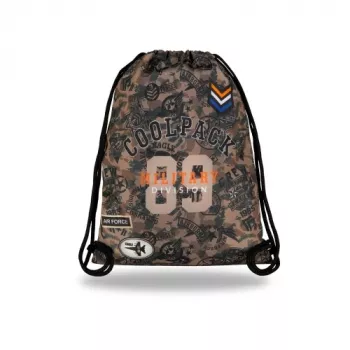 Sacca sportiva Coolpack Sprint Sprint Badges ragazzo