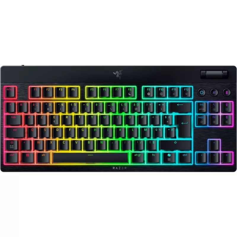BlackWidow V4 Low-Profile TKL HyperSpeed, tastiera da gaming nera, layout DE, Razer Low-Profile Orange
