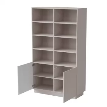 Armadio contenitore Cama Meble LIVERTI libreria 100×420×1705 mm cashmere