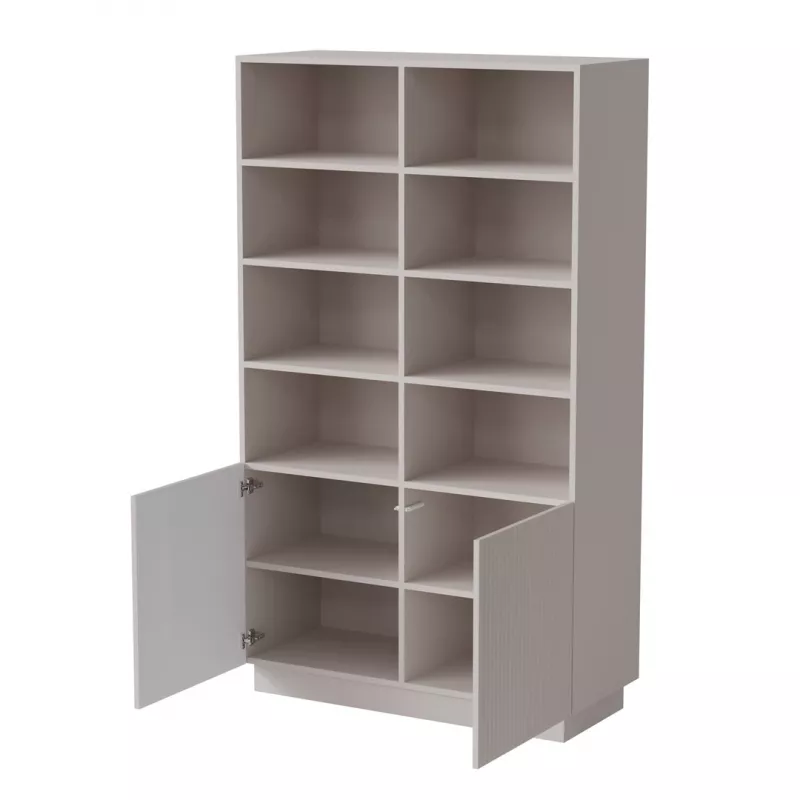 Cama Meble LIVERTI libreria, 100x42x171 cm, cashmere