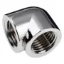 Alphacool Eiszapfen 17589 adattatore a 90° da G1/4 IG a G1/4 IG, cromo
