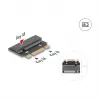 DeLOCK 64342 adattatore interno M.2 interfaccia host M.2 maschio nero