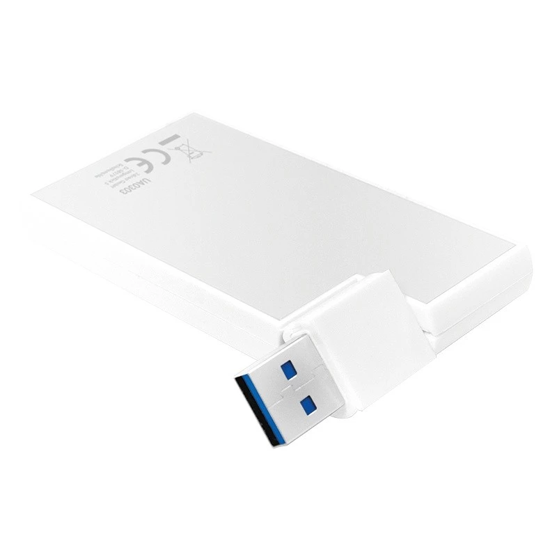 Hub USB 3.0 4 porte, argento