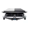 Steba RC 4 Plus Deluxe Chrome griglia raclette, acciaio inox/nero