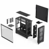 Case PC Fractal Design Pop 2 Air Black TG Midi Tower – ATX, 3 ventole frontali da 120 mm, supporta unità da 2,5