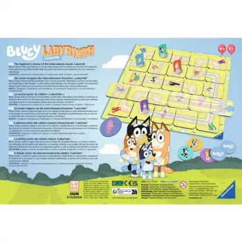 Bluey Junior Labyrinth, gioco da tavolo