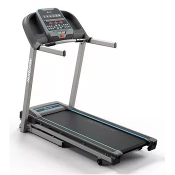 Tapis roulant JOHNSON Fitness & Wellness TR50 — superficie di corsa 406×1270 mm, velocità max 16 km/h, peso massimo utente 113 kg