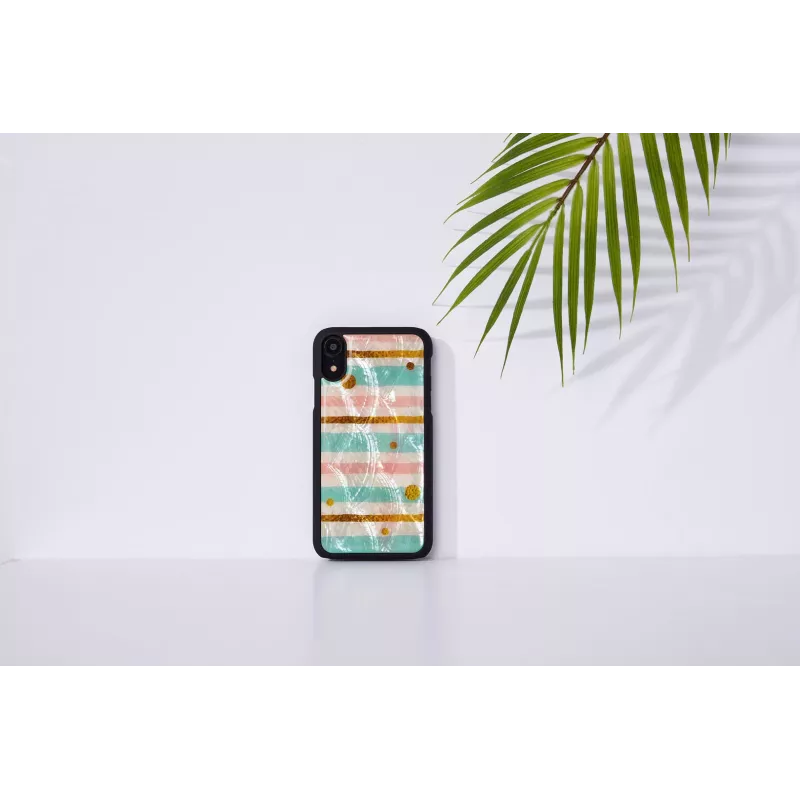 Custodia protettiva per cellulare iKins per iPhone XR — custodia protettiva mint nero