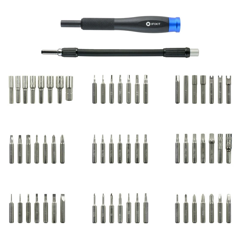 iFixit EU145299 punte per cacciavite 64 pezzi