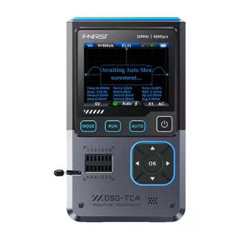 Oscilloscopio portatile Fnirsi DSO-TC4 3-in-1, larghezza di banda 100 MHz, multimetro palmare e generatore di segnale