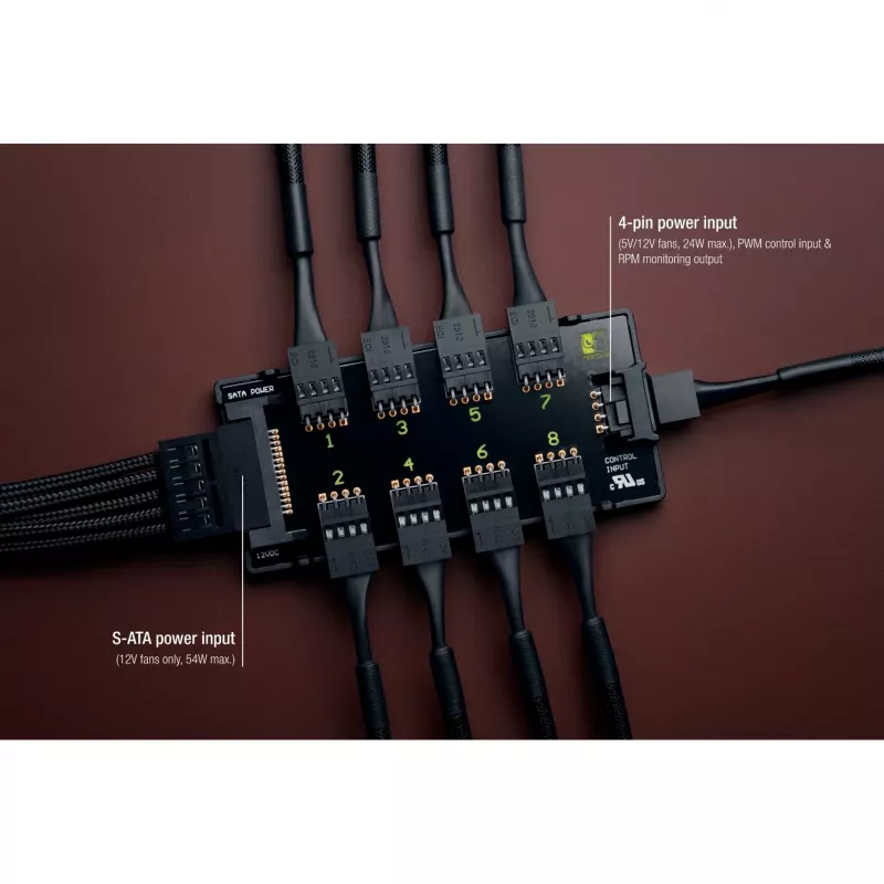 Controllo ventole Noctua NA-FH1 4-Pin nero 24W 5-12V