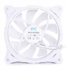 Alphacool Rise Aurora 24850 ventola per case PWM da 120 mm, 120x120x25 mm, bianco