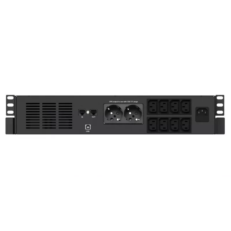 Gruppo di continuità UPS Infosec X4 1000 RM Plus 1 kVA 600 W 10 uscite AC