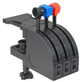 Logitech Saitek Pro Flight Throttle Quadrant - regolatore di gas - con filo - per PC (945-000015)