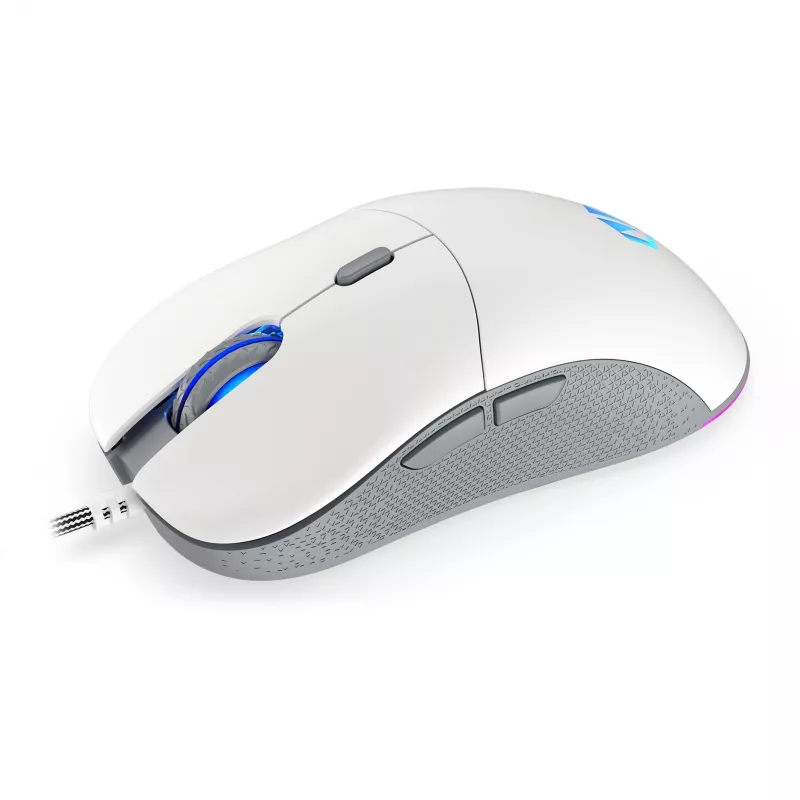 ENDORFY GEM Plus Onyx White mouse gaming per destrimani USB Type-C ottico 19000 DPI
