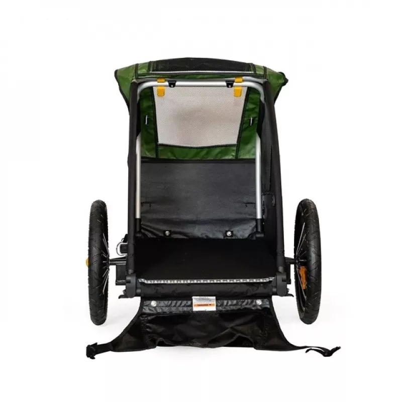 Trasportino per cani BURLEY Tail Wagon BU-947108 — trasportino morbido per cani, nero/verde