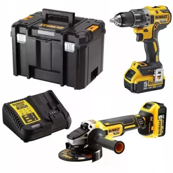 DeWALT set utensili a batteria 18V – set trapano e levigatrice